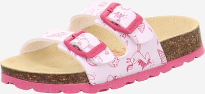 SUPERFIT Sandalen in de kleur Pink / Wit, Productweergave