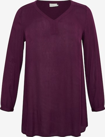 KAFFE CURVE Tunic 'KCami' in Purple: front