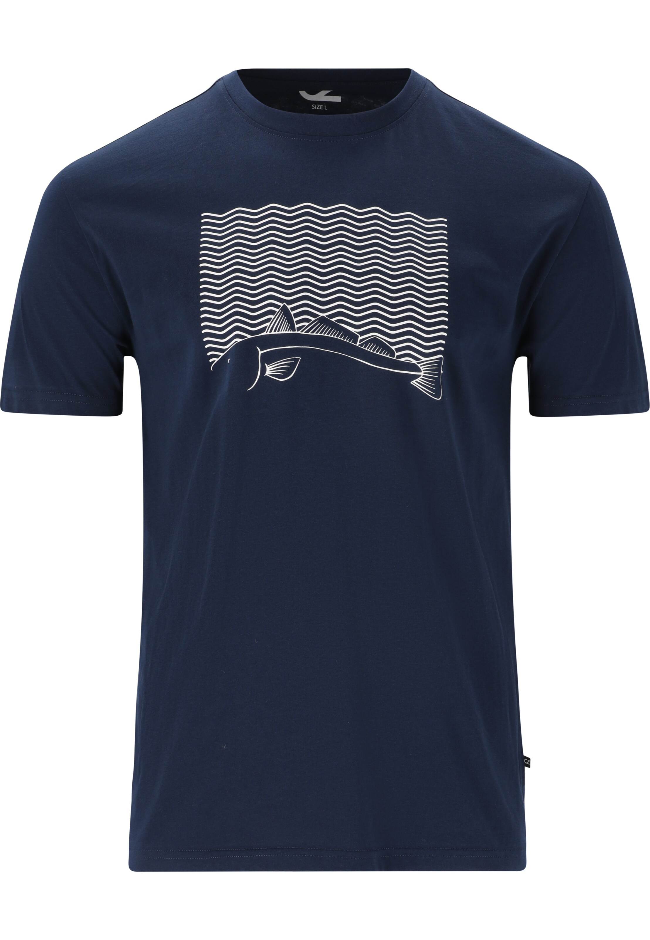 Cruz T-Shirt 'Gander' in Blau: Vorderseite