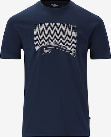 Cruz T-Shirt 'Gander' in Blau: Vorderseite