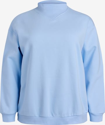 mėlyna Zizzi Megztinis be užsegimo 'Rikke': priekis