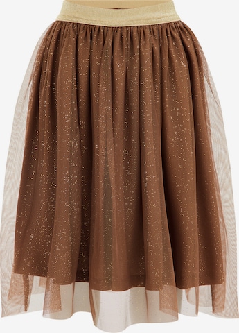 WE Fashion Skirt in Brown: front