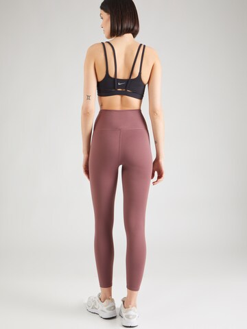 new balance Skinny Spodnie sportowe 'Essentials Harmony' w kolorze brązowy