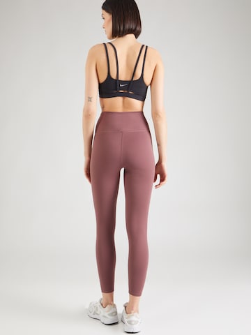 new balance Skinny Workout Pants 'Essentials Harmony' in Brown
