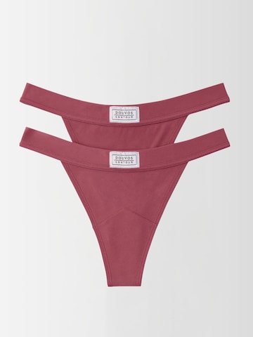 DOUVOS CONTOUR Thong in Pink: front