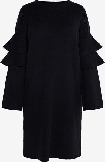 usha WHITE LABEL Gebreide jurk in de kleur Zwart, Productweergave