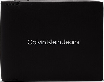 Calvin Klein Jeans Wallet in Black: front