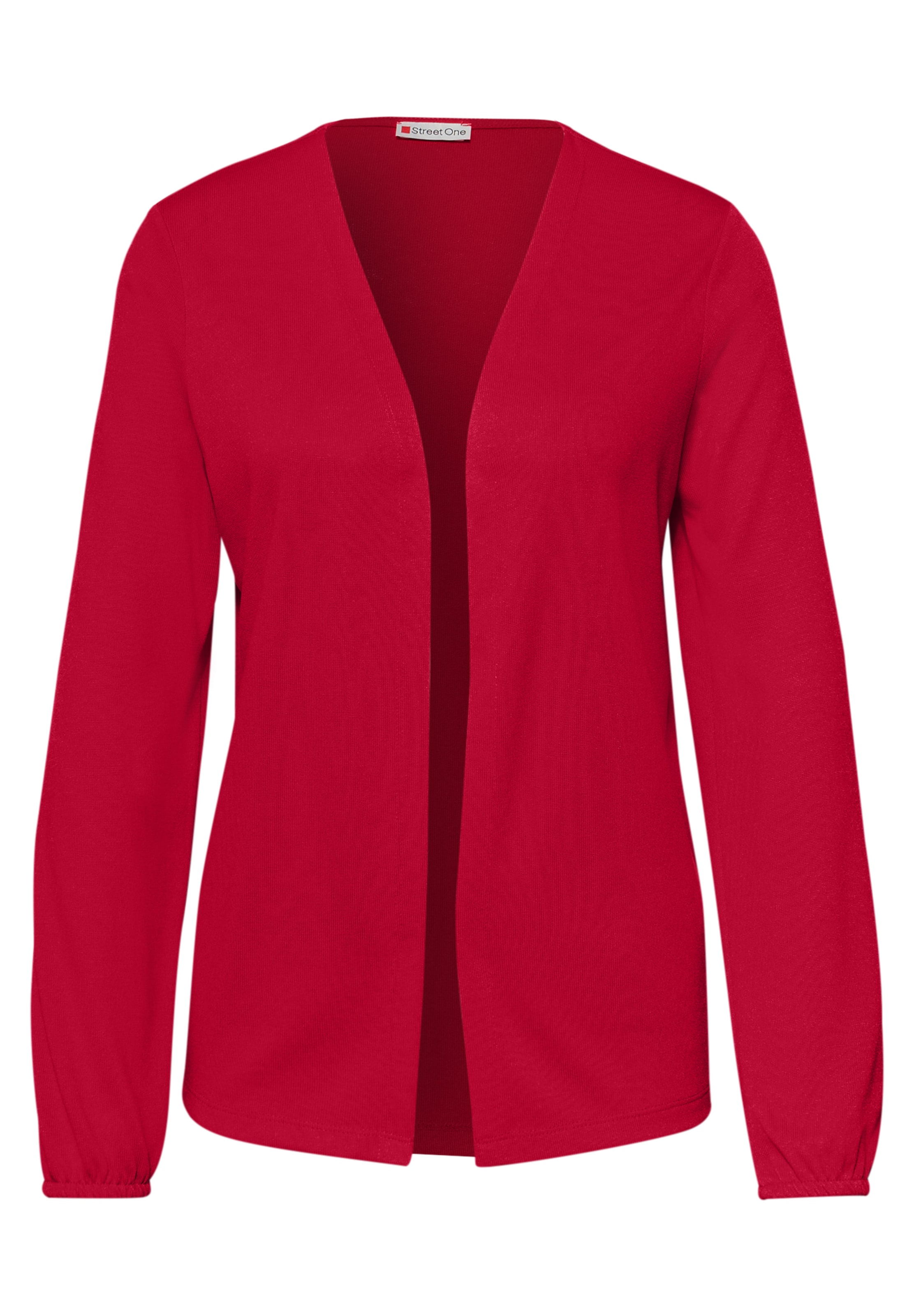 STREET ONE Strickjacke in Rot: Vorderseite