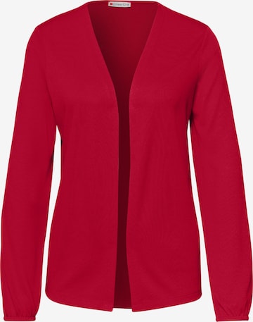 STREET ONE Strickjacke in Rot: Vorderseite