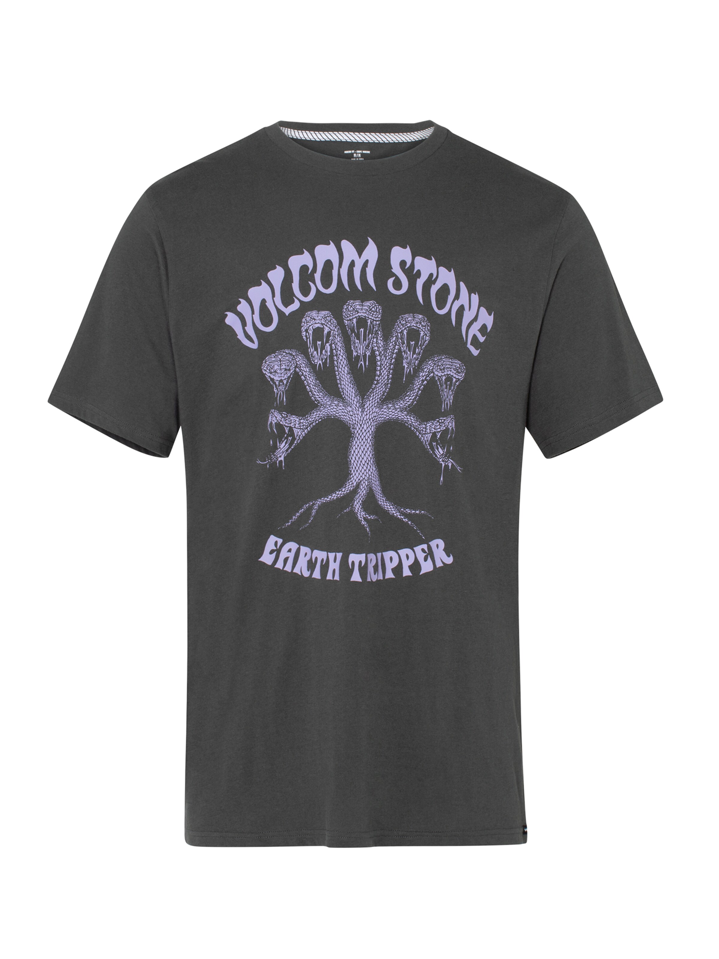 Volcom Shirt 'Feeding Tree' in Zwart: voorkant