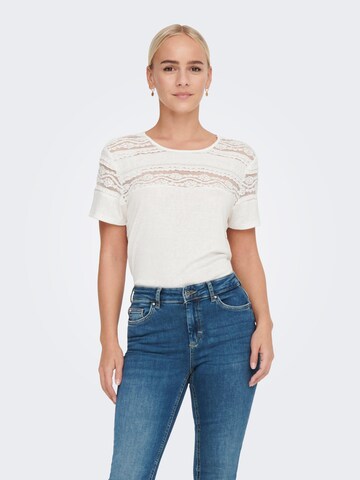 ONLY Shirt 'Sadia' in Wit: voorkant