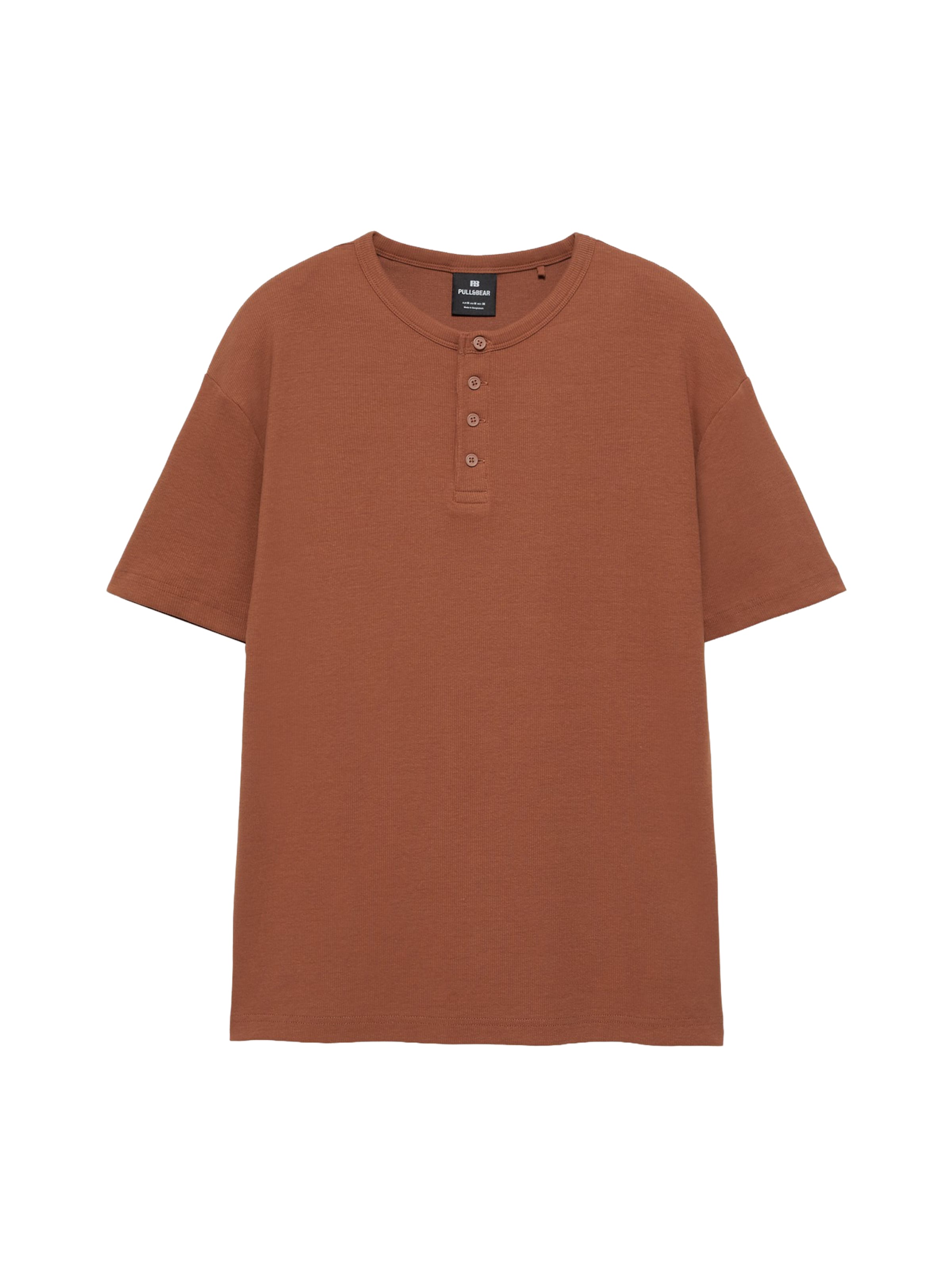 Pull&Bear Majica | rjava barva: sprednja stran
