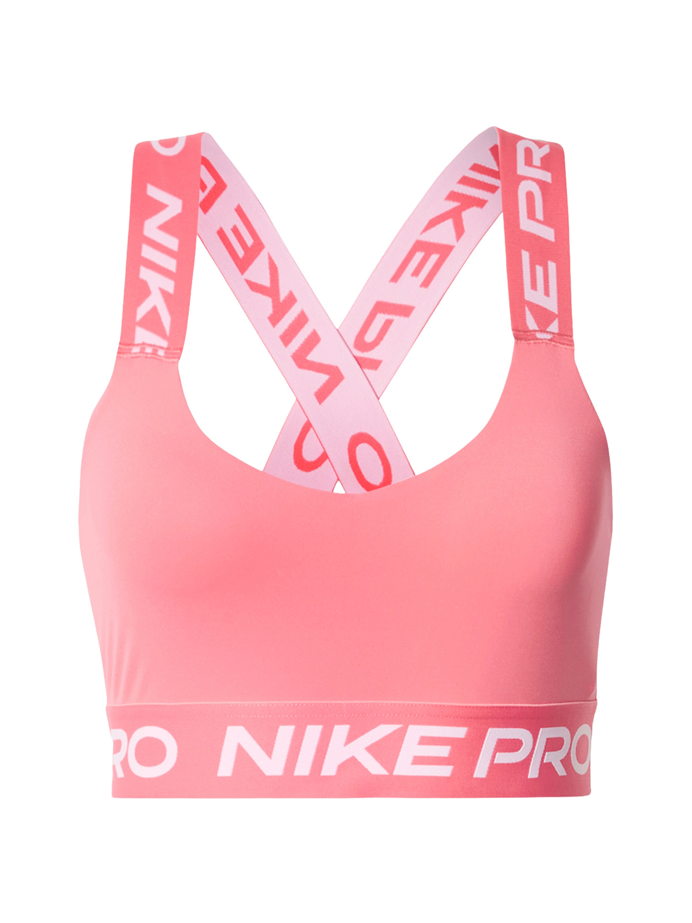 NIKE Спортивный бюстгальтер в Оранжевый: спереди