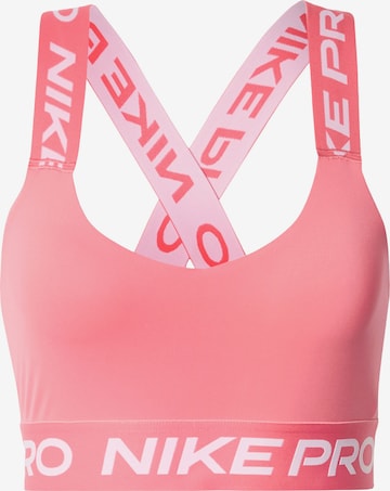 Soutien-gorge de sport NIKE en orange : devant