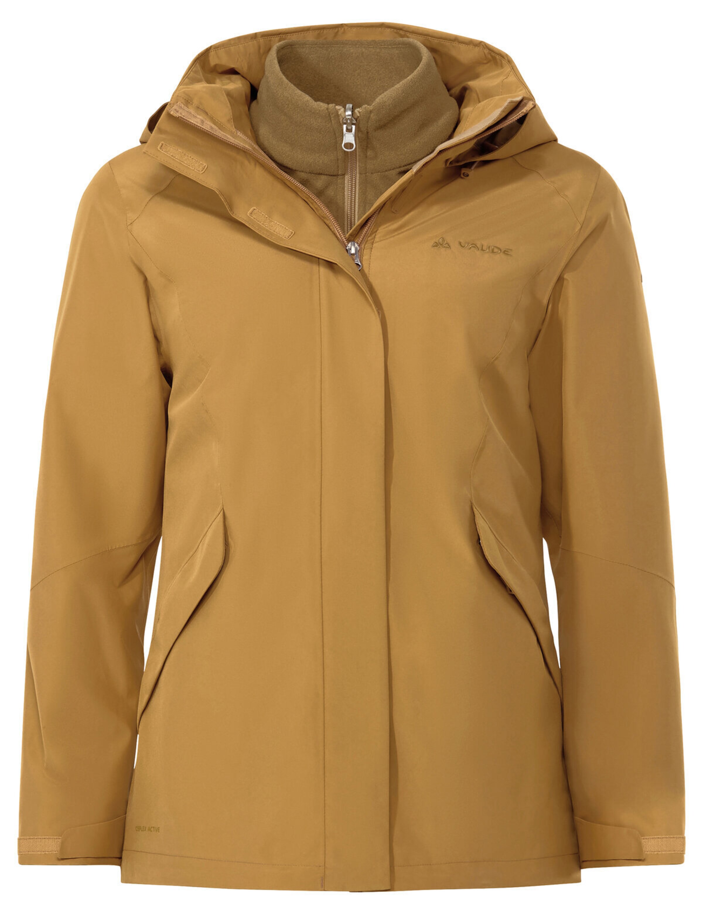 VAUDE Outdoorjacke 'Rosemoor II' in Braun: Vorderseite
