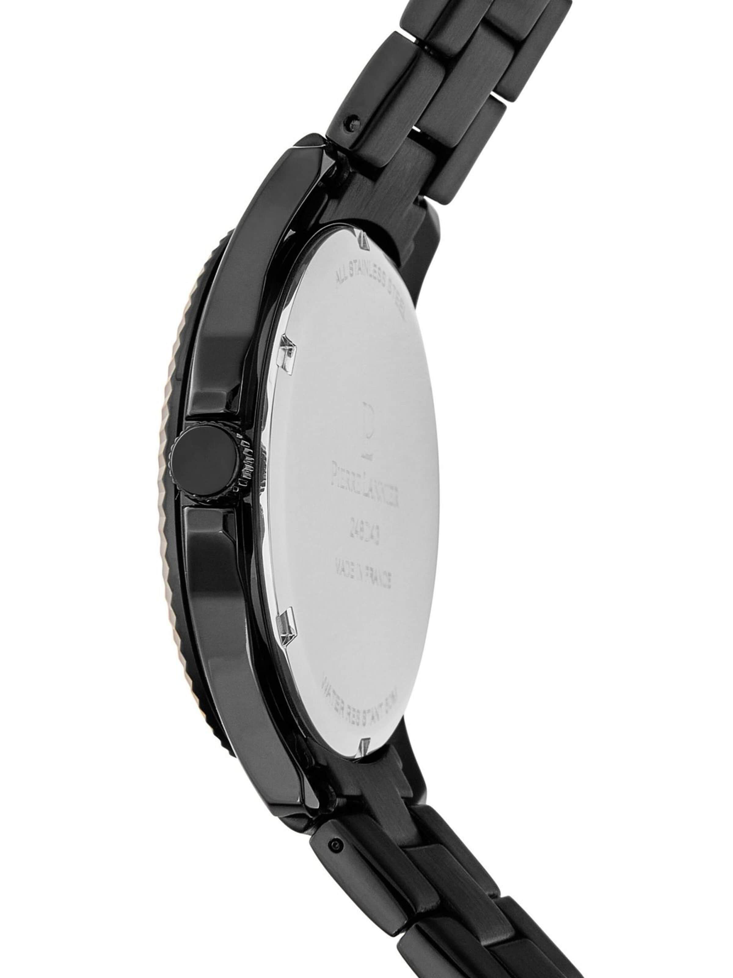 Pierre Lannier Analoog horloge 'Watch Metropolitain' in Zwart
