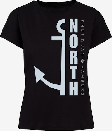 T-shirt 'North Anker' F4NT4STIC en noir : devant
