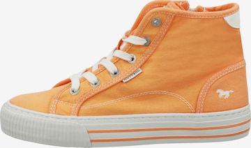 MUSTANG High-Top Sneakers in Orange