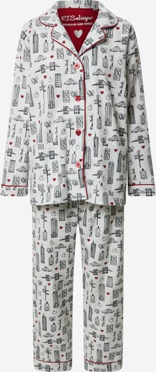 PJ Salvage Pyjama in mischfarben / offwhite, Produktansicht