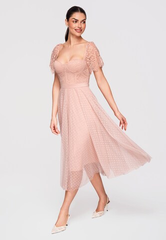 Ombre Avondjurk in Roze
