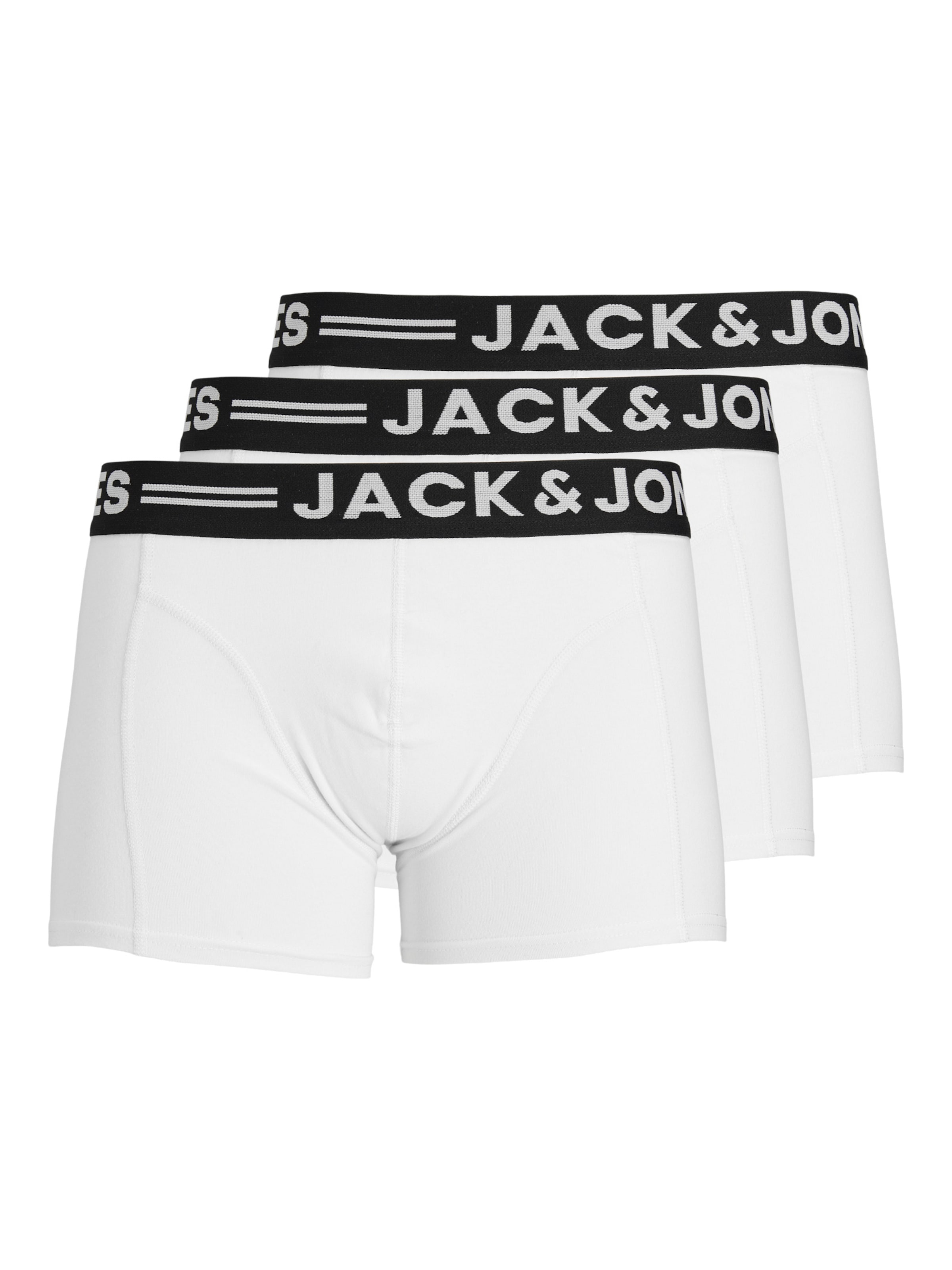 Jacks & Jones Boxer shorts 'Sense' in White: front