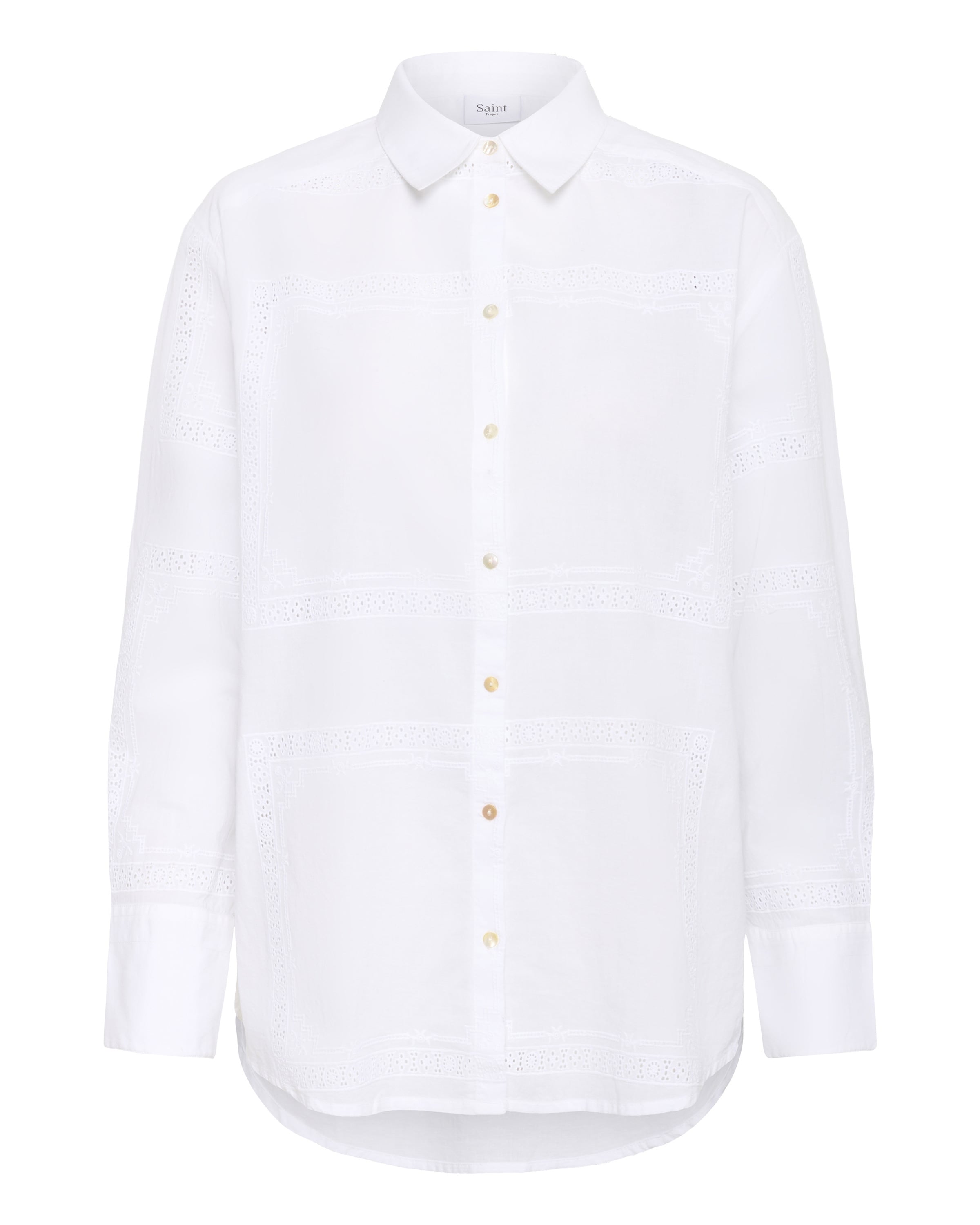 Chemisier 'OliciaSZ' SAINT TROPEZ en blanc : devant