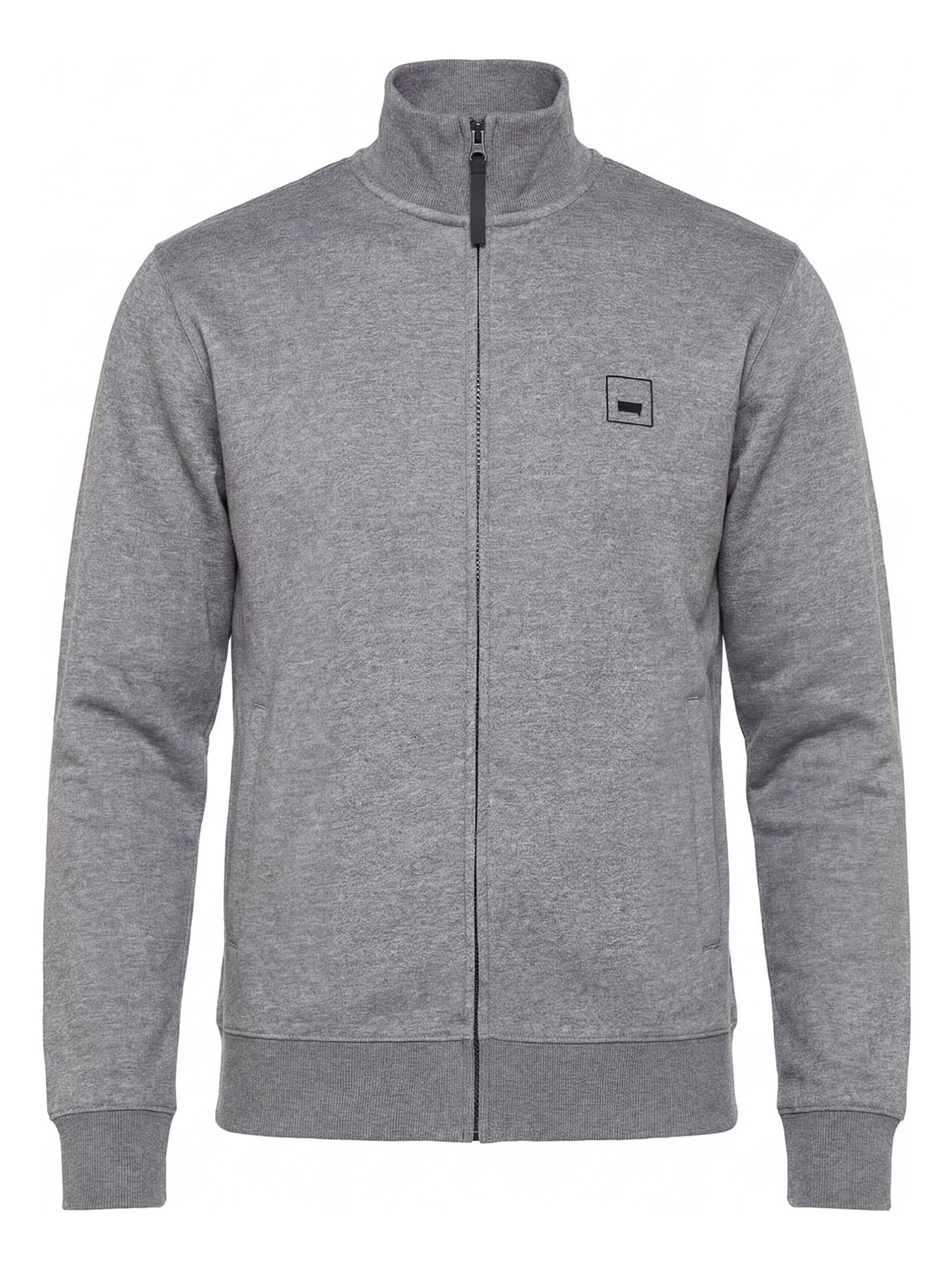 Carrera Jeans Sweatshirt 'Full Zip' in Grey