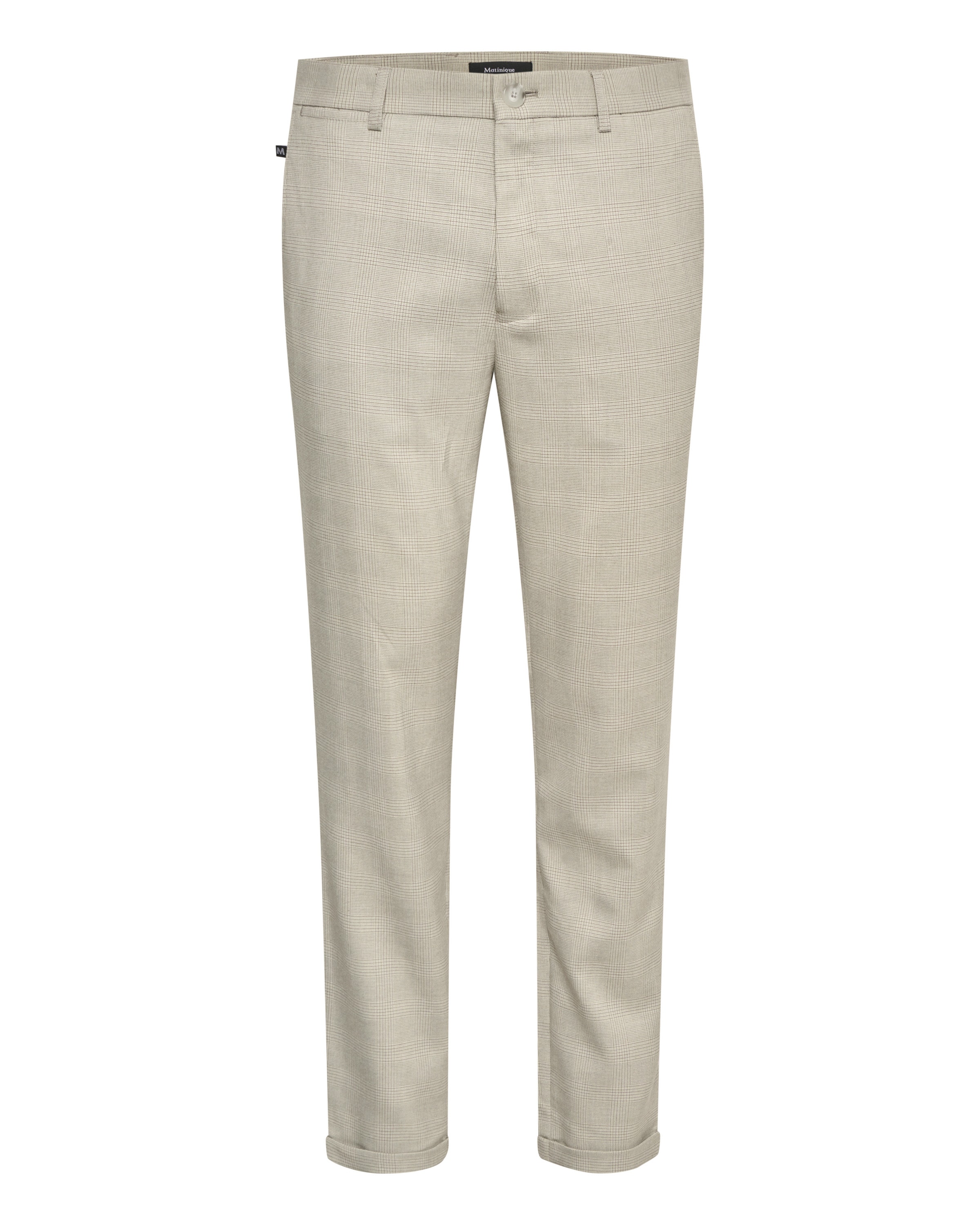 Matinique Regular Bügelfaltenhose 'Liam' in Grau: Vorderseite