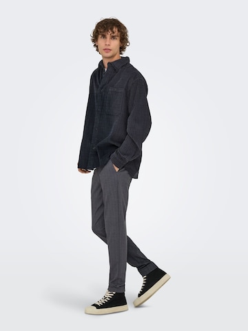 Only & SonsSlimfit Chino hlače 'ONSMark' - siva boja