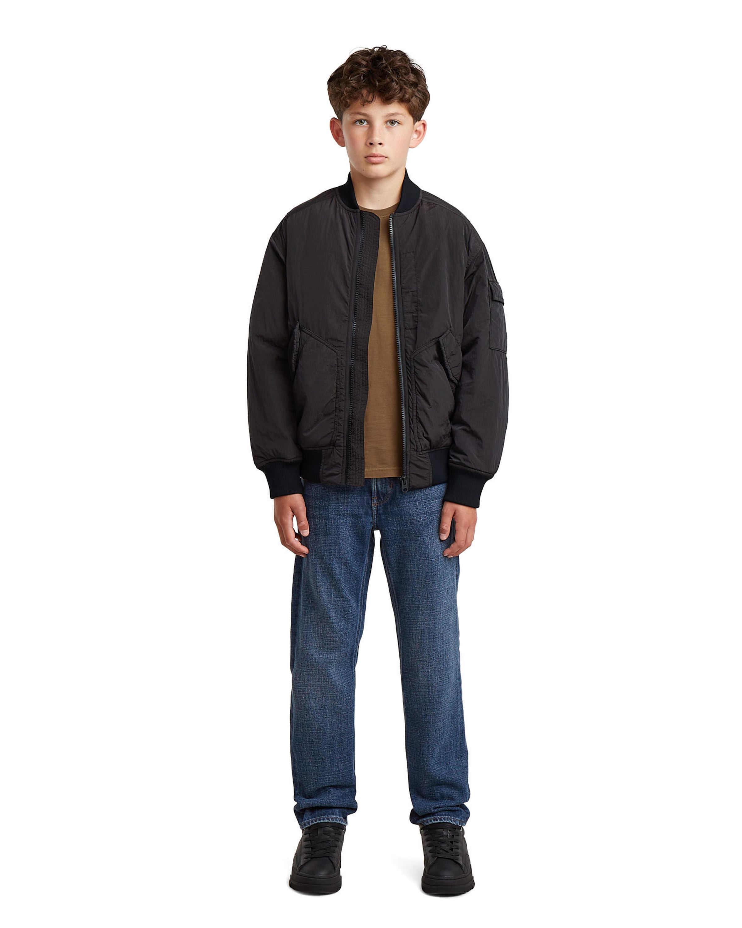 G-STAR Tussenjas 'Boys Bomber Jacket' in Zwart