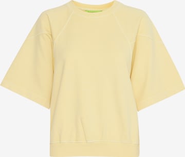 Felpa 'JCRUBI' di The Jogg Concept in giallo: frontale