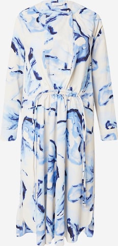 Masai Shirt Dress 'Nizhoni' in Blue: front