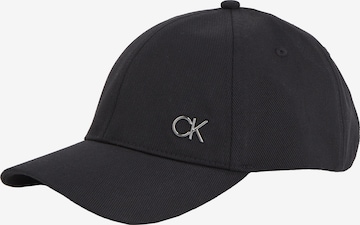 Calvin Klein Czapka z daszkiem w kolorze czarny: przód
