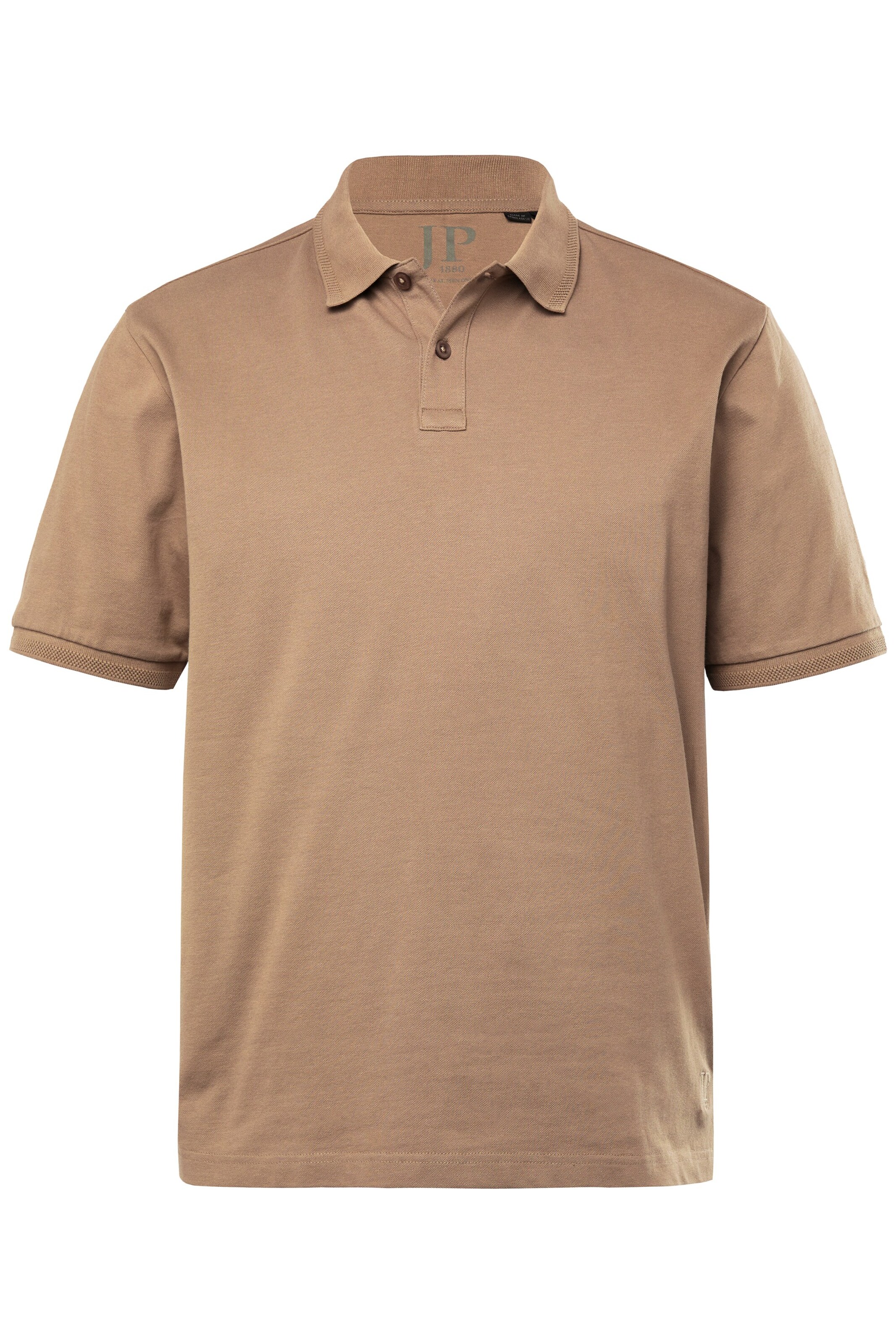 JP1880 Poloshirt in Braun: Vorderseite