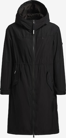 Manteau mi-saison 'Zlata' khujo en noir : devant