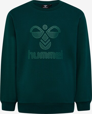 Sweat de sport Hummel en vert : devant