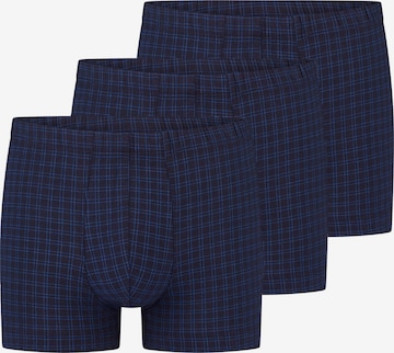 SCHIESSER Boxer shorts 'Cotton Casual Organic Cotton' in Blue: front