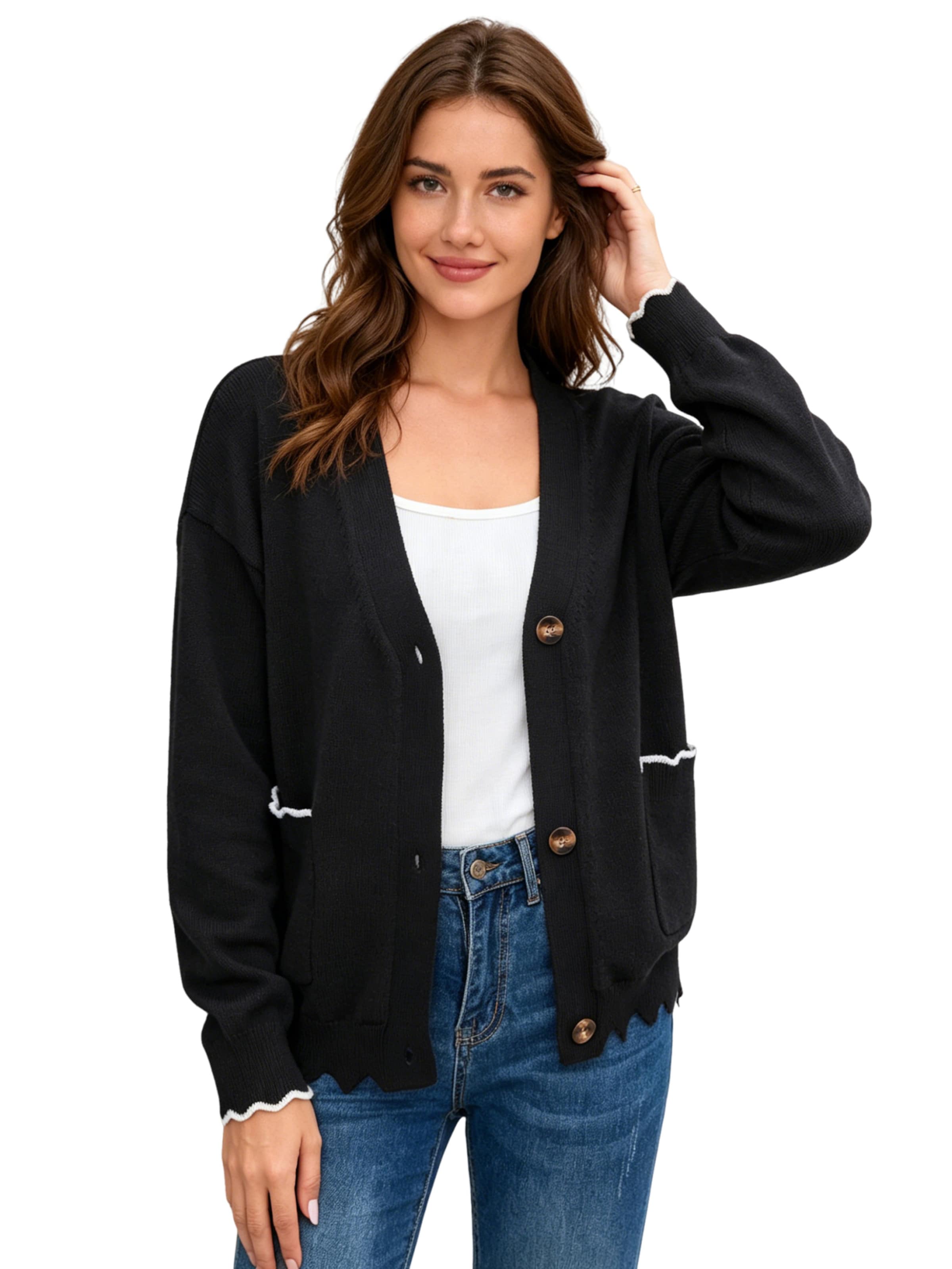 KoJooin Strickjacke‌‌ in Schwarz