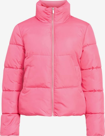 Vila Petite Winter Jacket 'Tate' in Pink: front