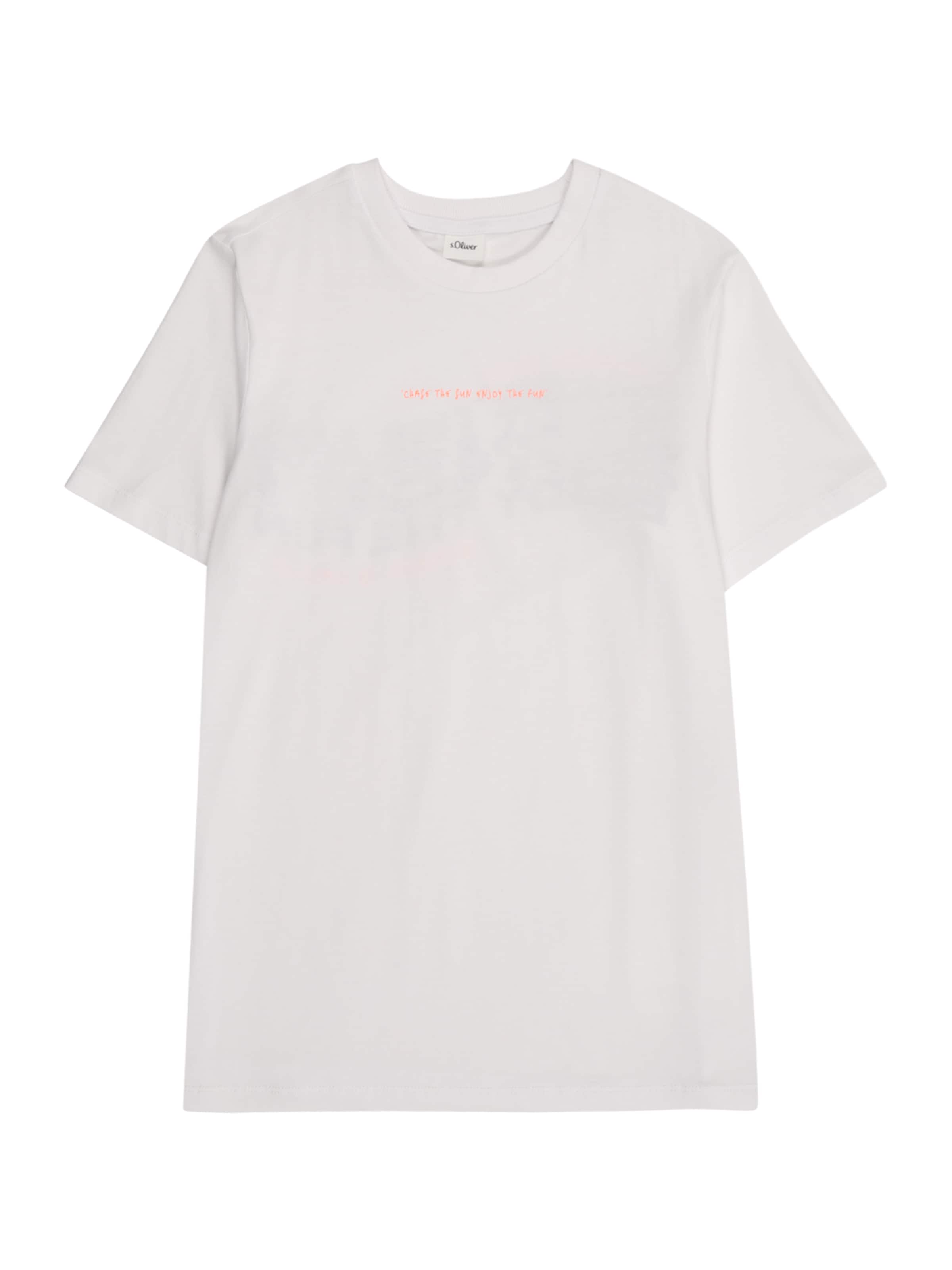 s.Oliver Тениска в бяло: отпред