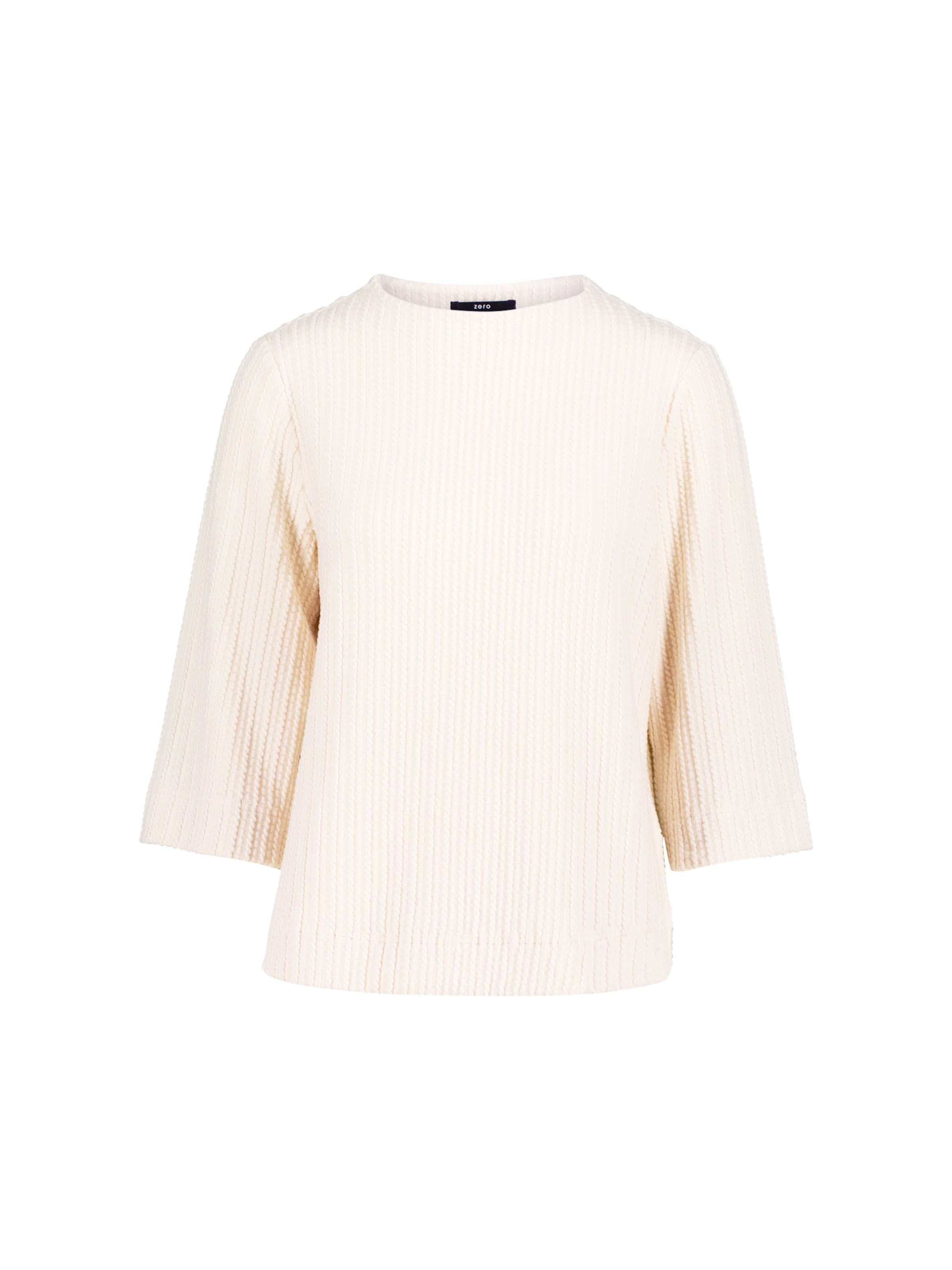 Sweat-shirt zero en beige : devant