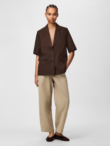 PIECES Blazer 'PCBOSELLA' in Brown