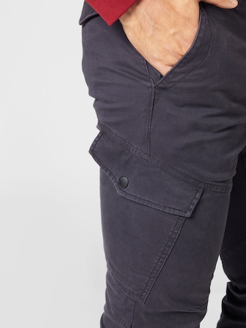 Coupe slim Pantalon cargo TOM TAILOR DENIM en bleu