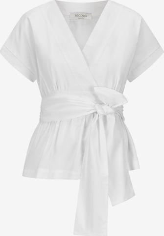 Nicowa Blouse in Wit: voorkant