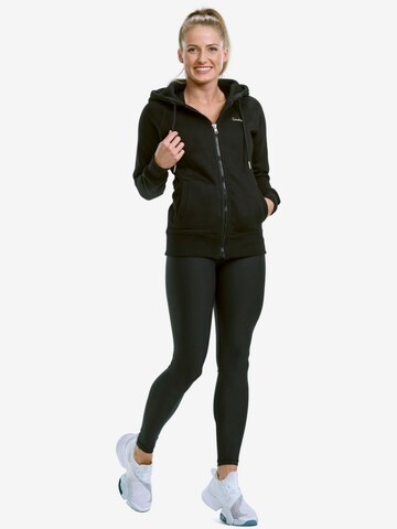 Winshape Sportsweatjacke 'J005' in Schwarz