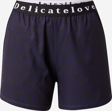 DELICATELOVE - regular Pantalón deportivo 'MASHA' en azul: frente