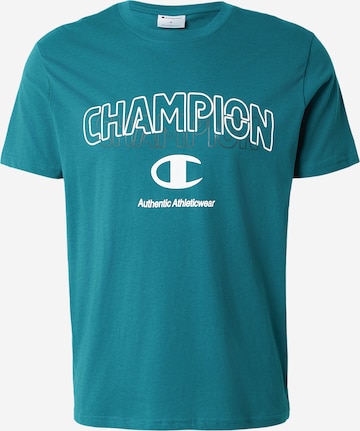 Champion Authentic Athletic Apparel Shirt in Green: front