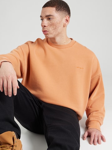 Carhartt WIP Mikina 'Benton' - Oranžová: predná strana