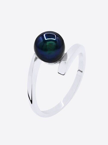 Ateliers Saint Germain Ring 'Lacanau' in Schwarz: Vorderseite
