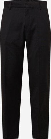 BURTON MENSWEAR LONDON - regular Pantalón de pinzas en negro: frente